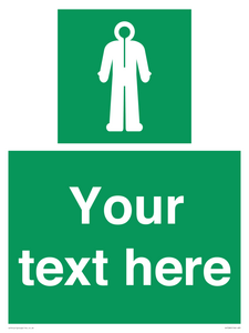 Custom sign safe condition Survival clothing